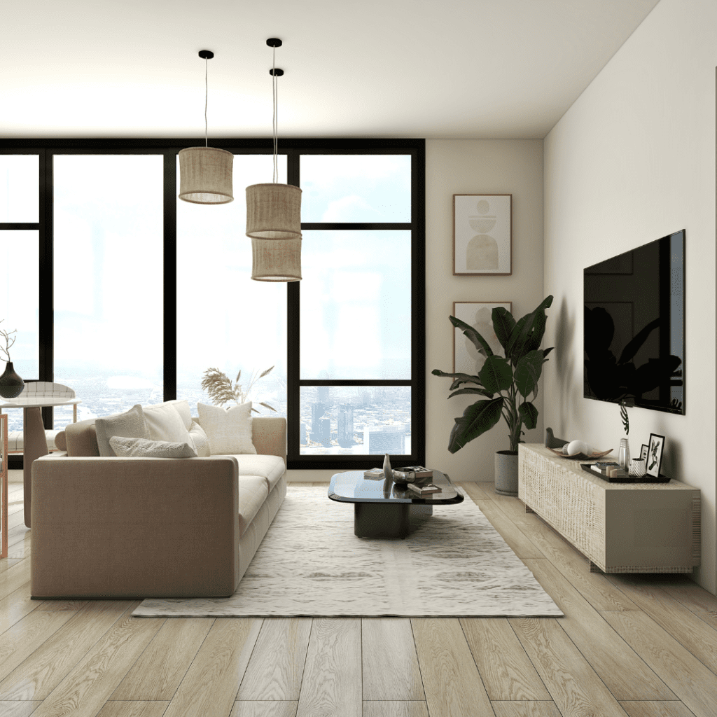 Sofa convertible media unit studio apartment living room