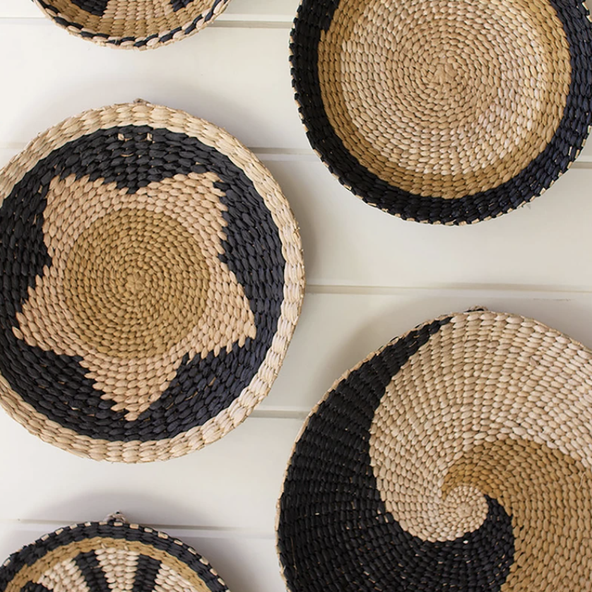 Wall baskets gallery wall the jungalow boho vibes