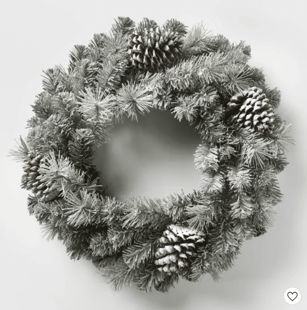 Artificial Christmas Wreath - @target - 30$ christmas affordable decorative items