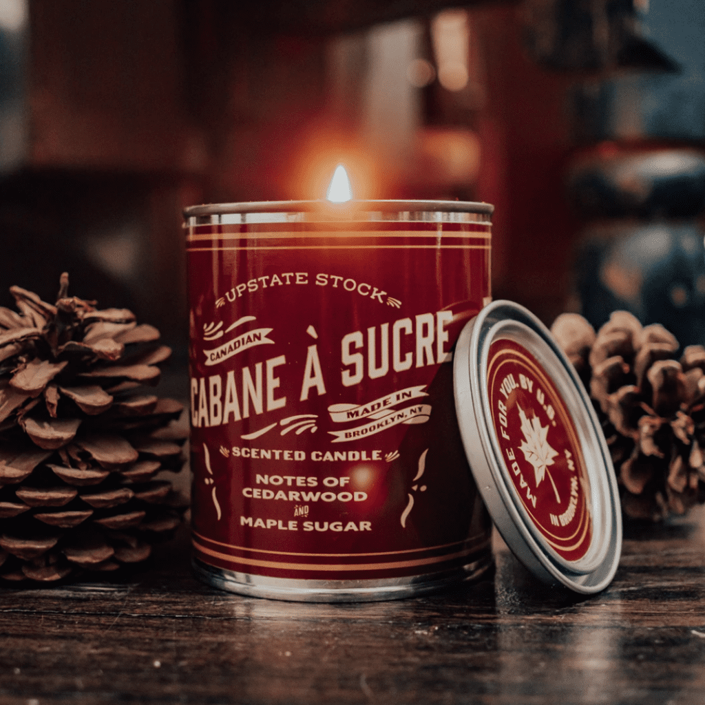 Limited Edition Cabane À Sucre Coconut Wax Candle - Upstate Stock - 36$ brooklyn interior designer