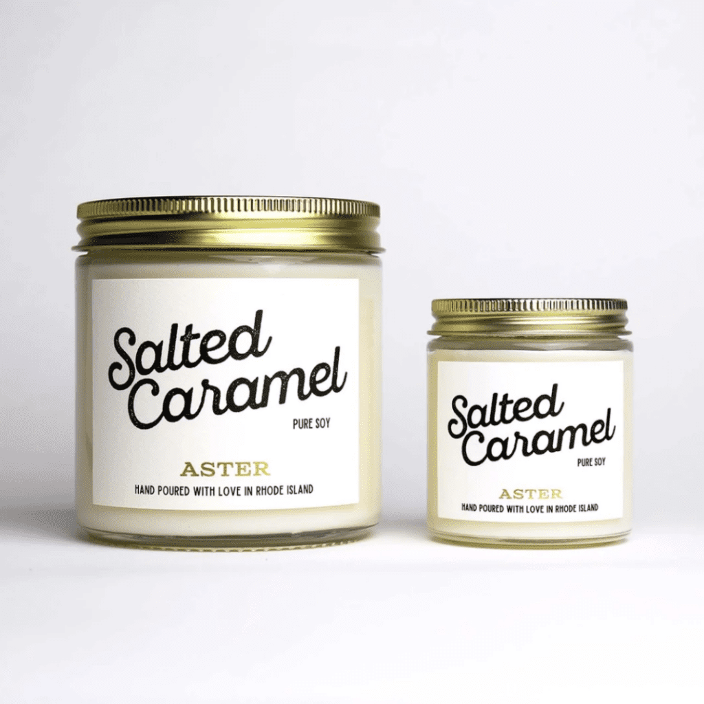 Salted Caramel - Aster Candle - 14$ brooklyn interior designer