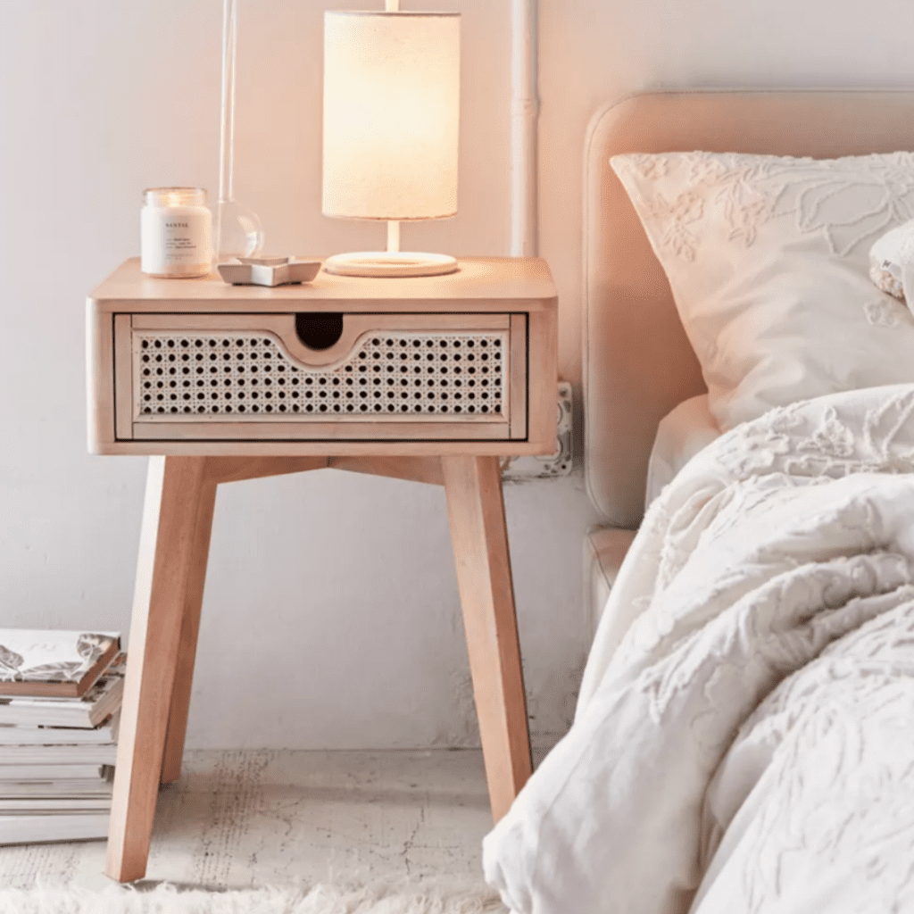 Marte Nightstand - White - Urban Outfitters Home brooklyn interior designer