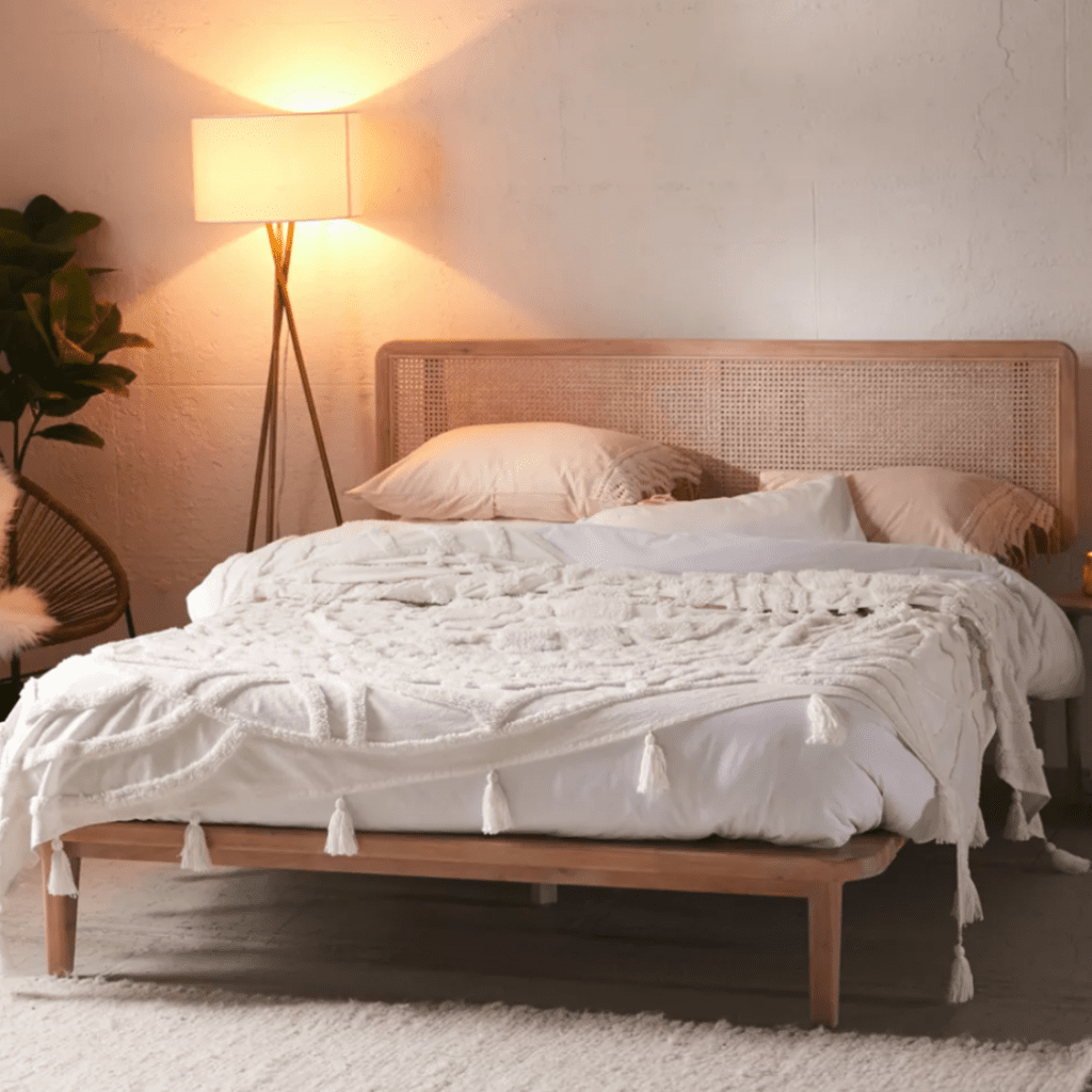 Marte platform bed - Urban Outfitters - 1099$ affordable bed frame brooklyn interior designer