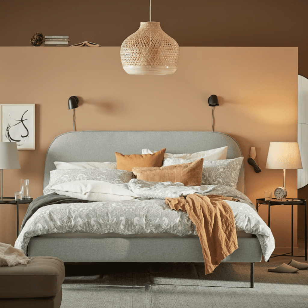 Vadheim Bed frame - IKEA - 399$ affordable bed frame brooklyn interior designer
