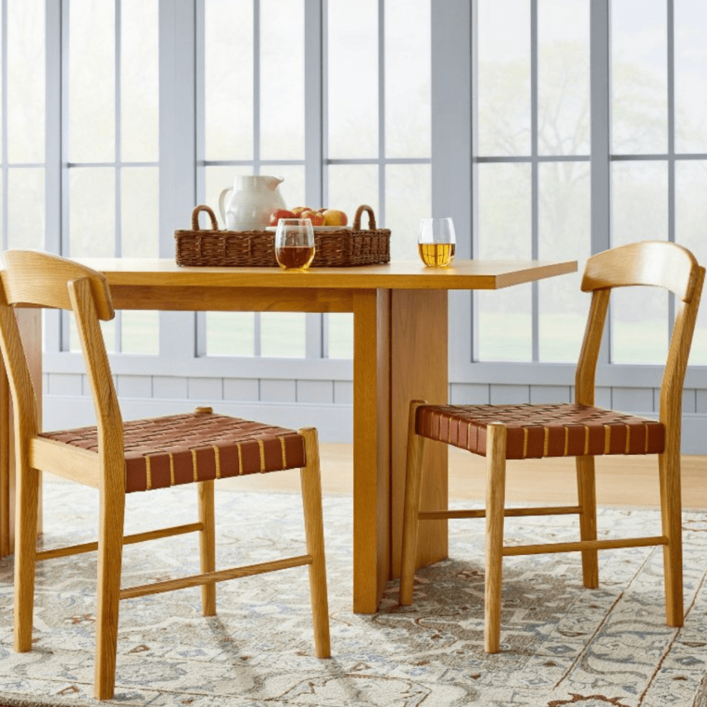 Cliff Haven Solid Wood with Woven Seat Dining Chair studio mcgee target brooklyn interior designer
