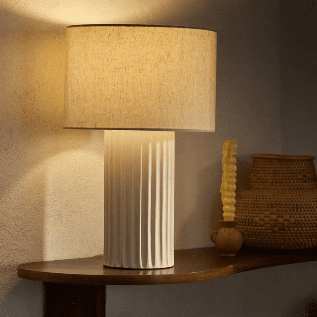 Tristan Ceramic Table Lamp brooklyn interior designer urban outfitters