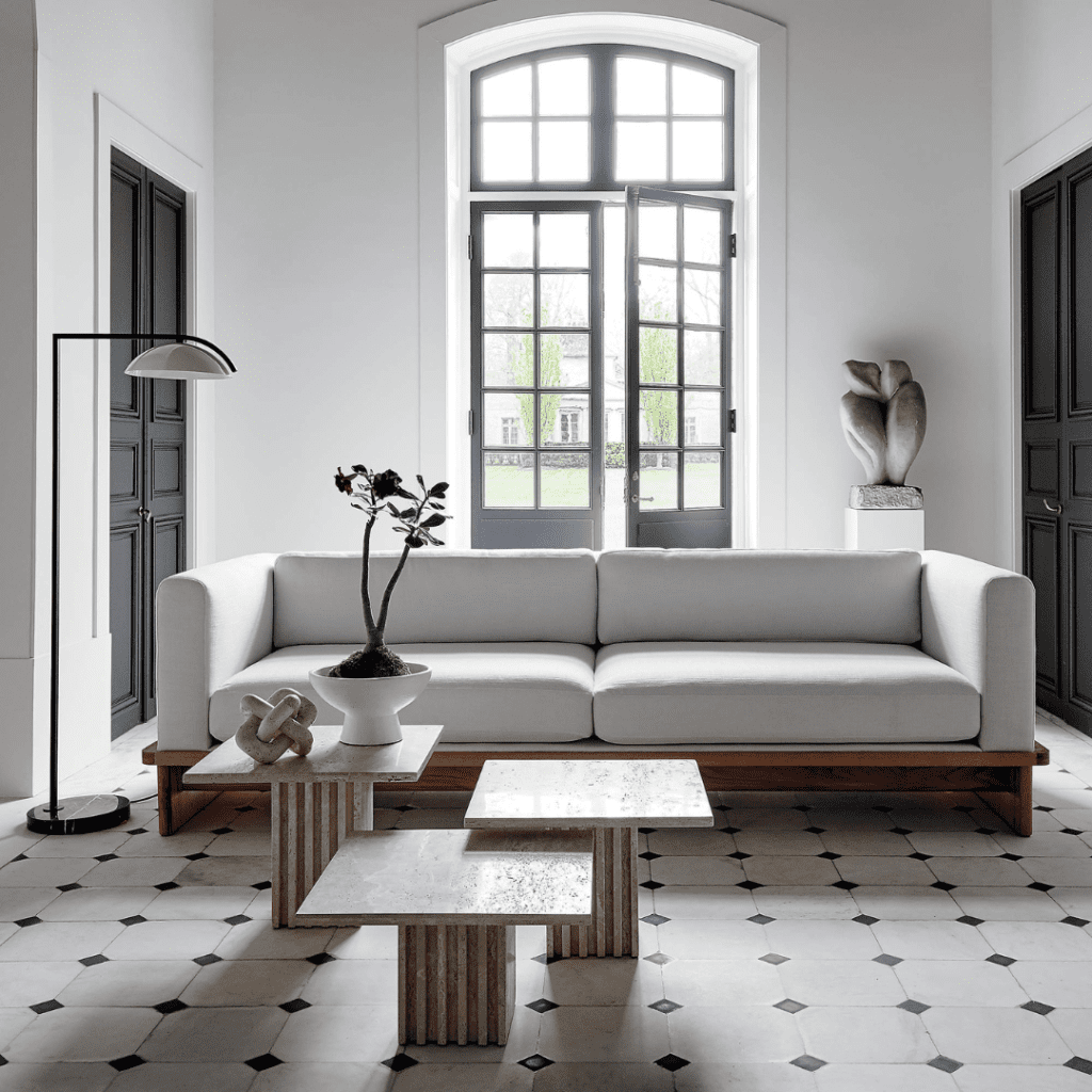 Tablon snow sofa cb2 brooklyn interior designer