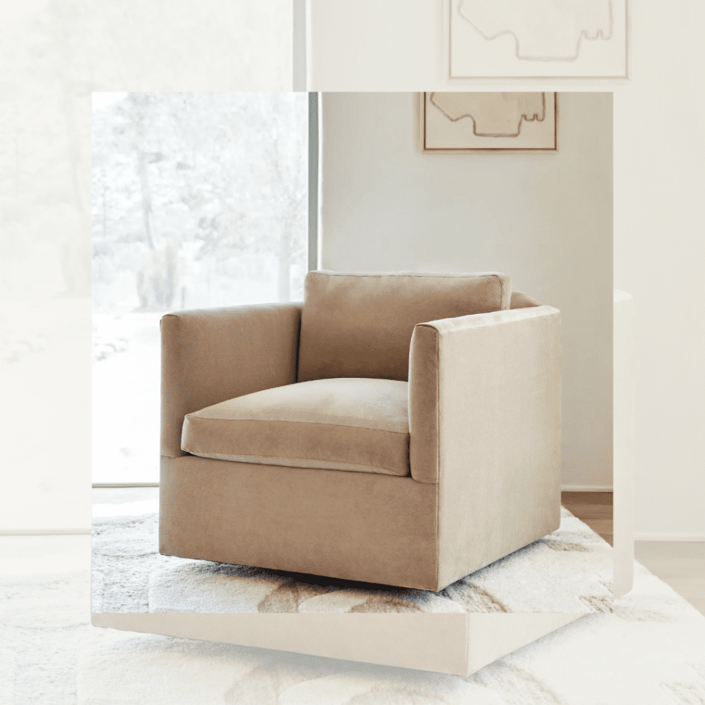 Lotte Swivel Chair lulu&georgia brooklyn interior designer