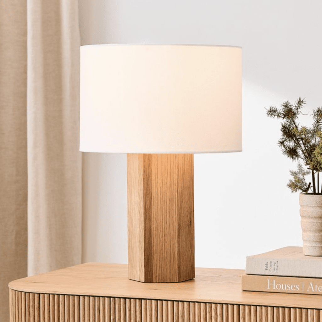 Culver Wood Table Lamp (20"–24") west elm brooklyn interior designer
